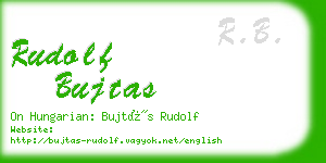 rudolf bujtas business card